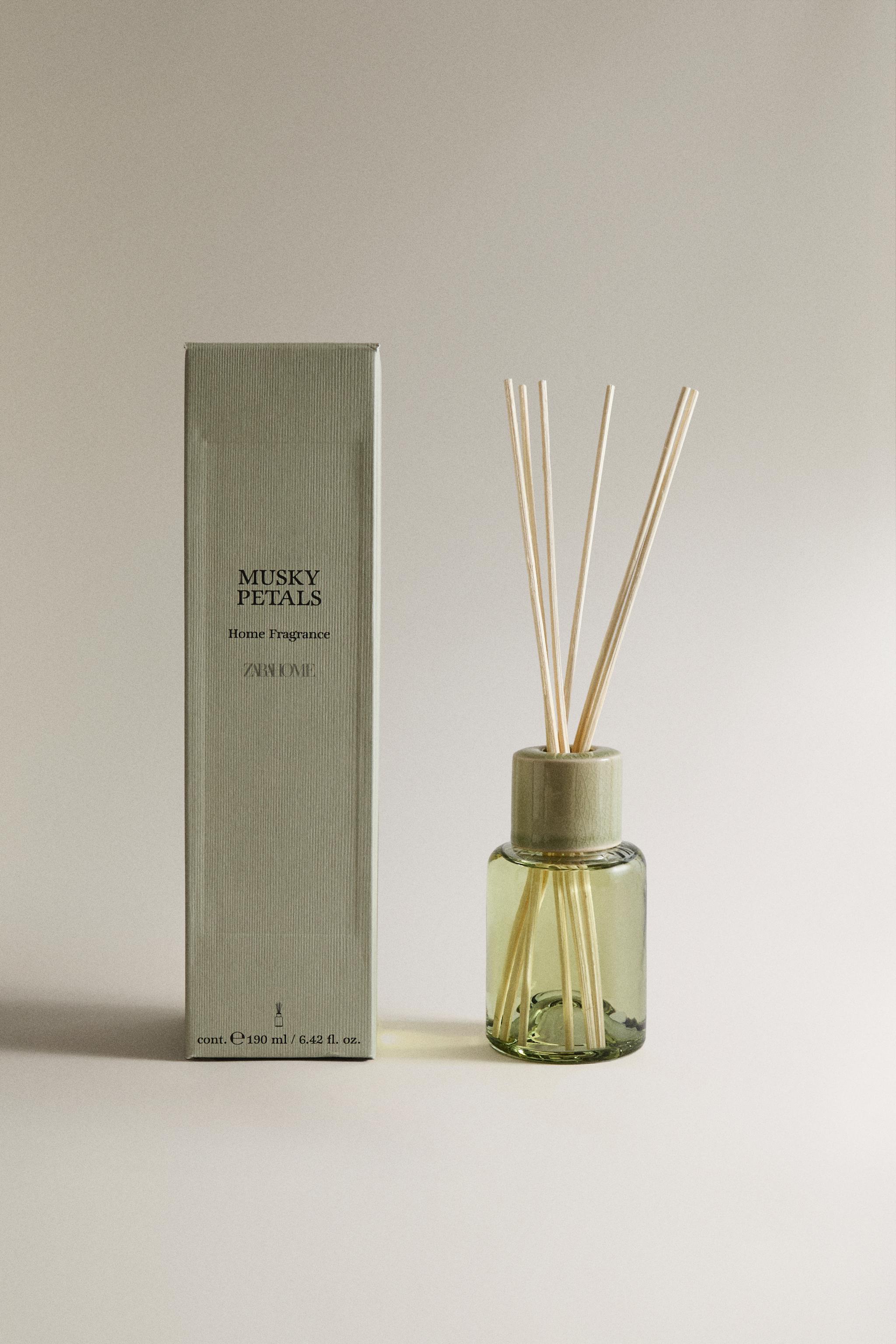 (190 ML) MUSKY PETALS REED DIFFUSERS — Beige-brown