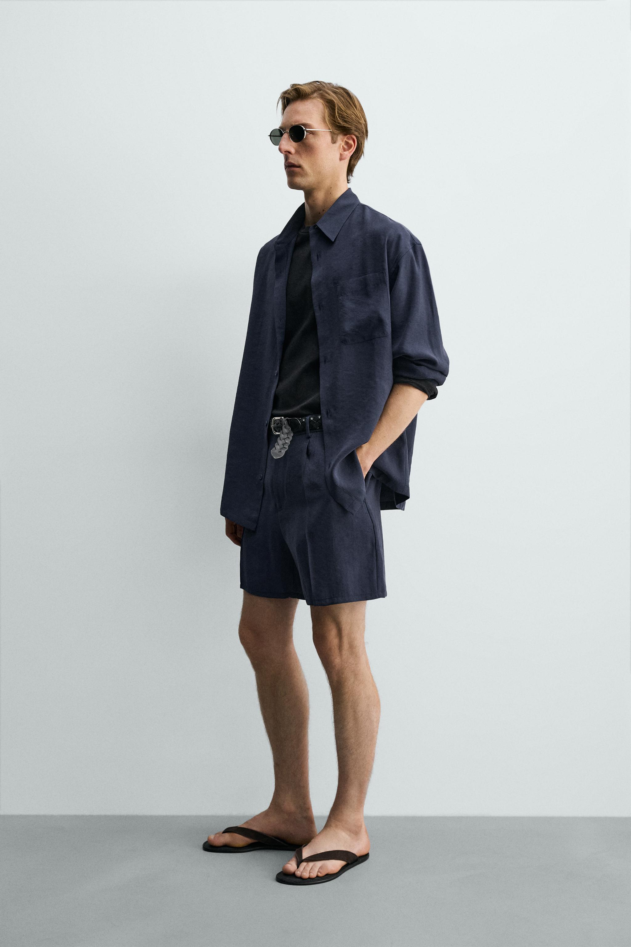 SOFT FLOWY PLEATED SHORTS