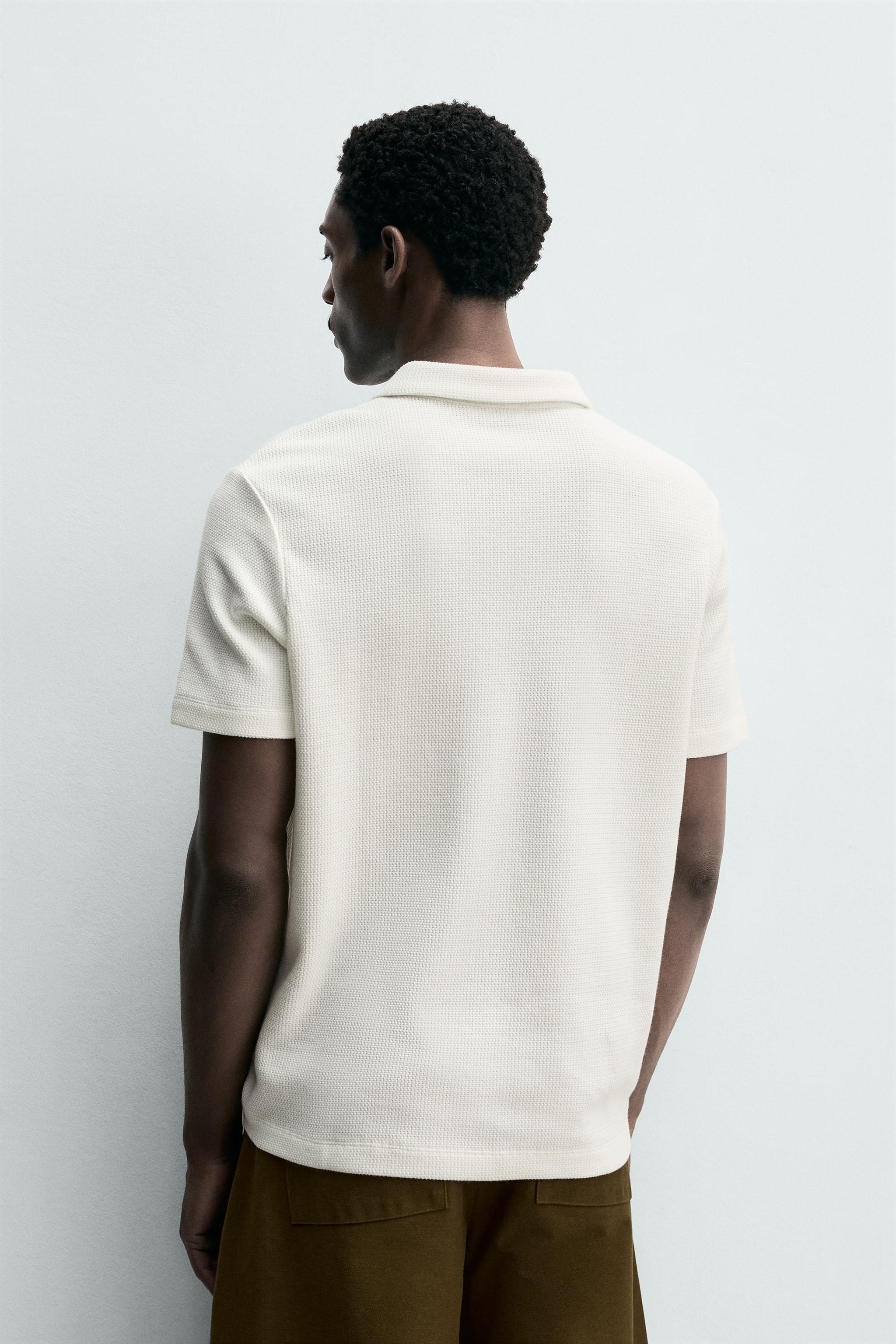 POLO REGULAR FIT STRUCTURÉ