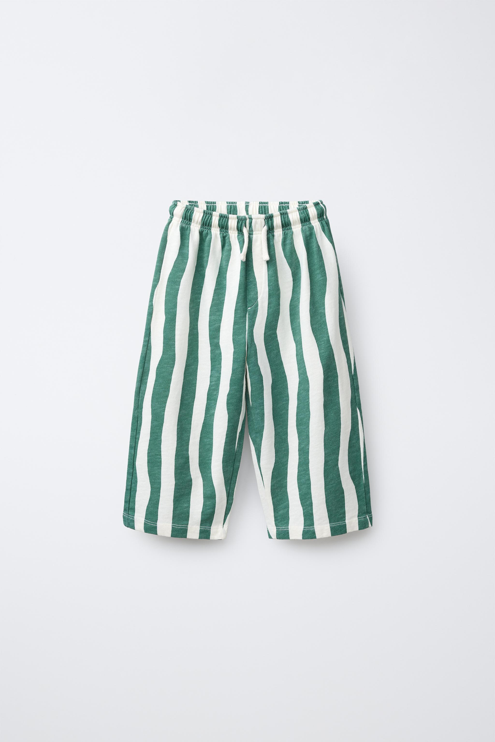 WAVE STRIPED PANTS