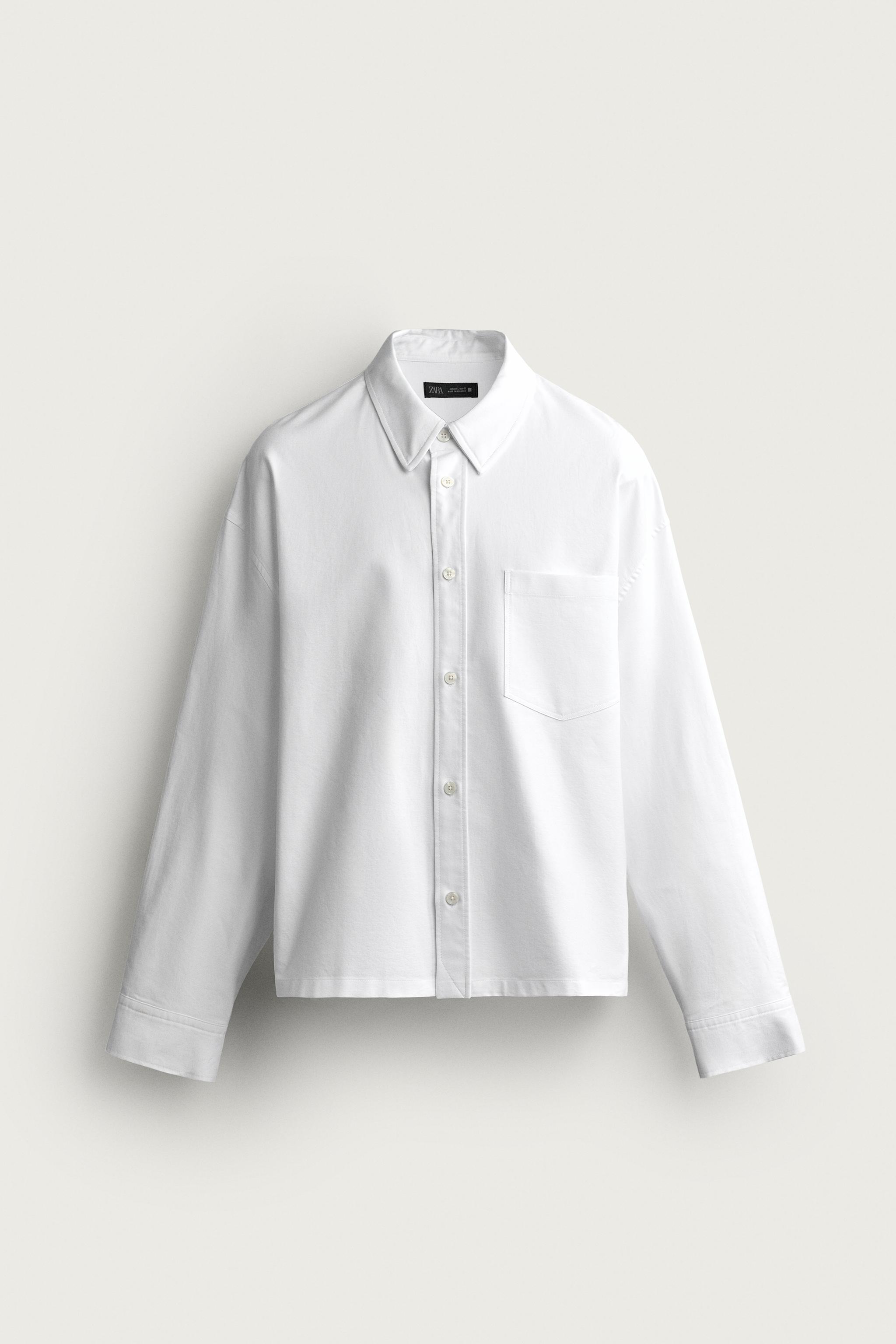 BOXY FIT SHIRT — White