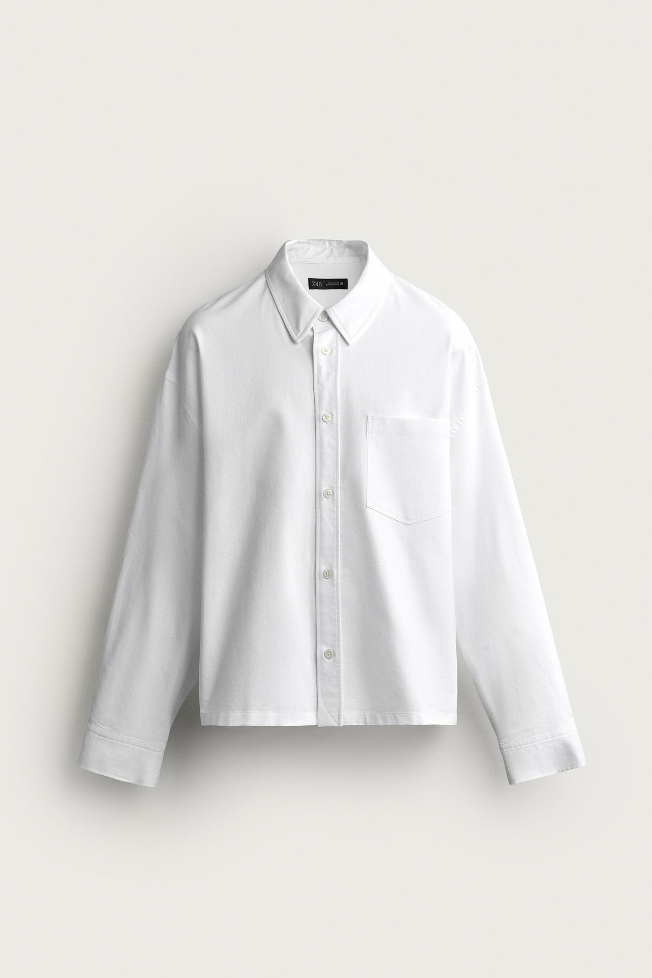 BOXY FIT SHIRT — White