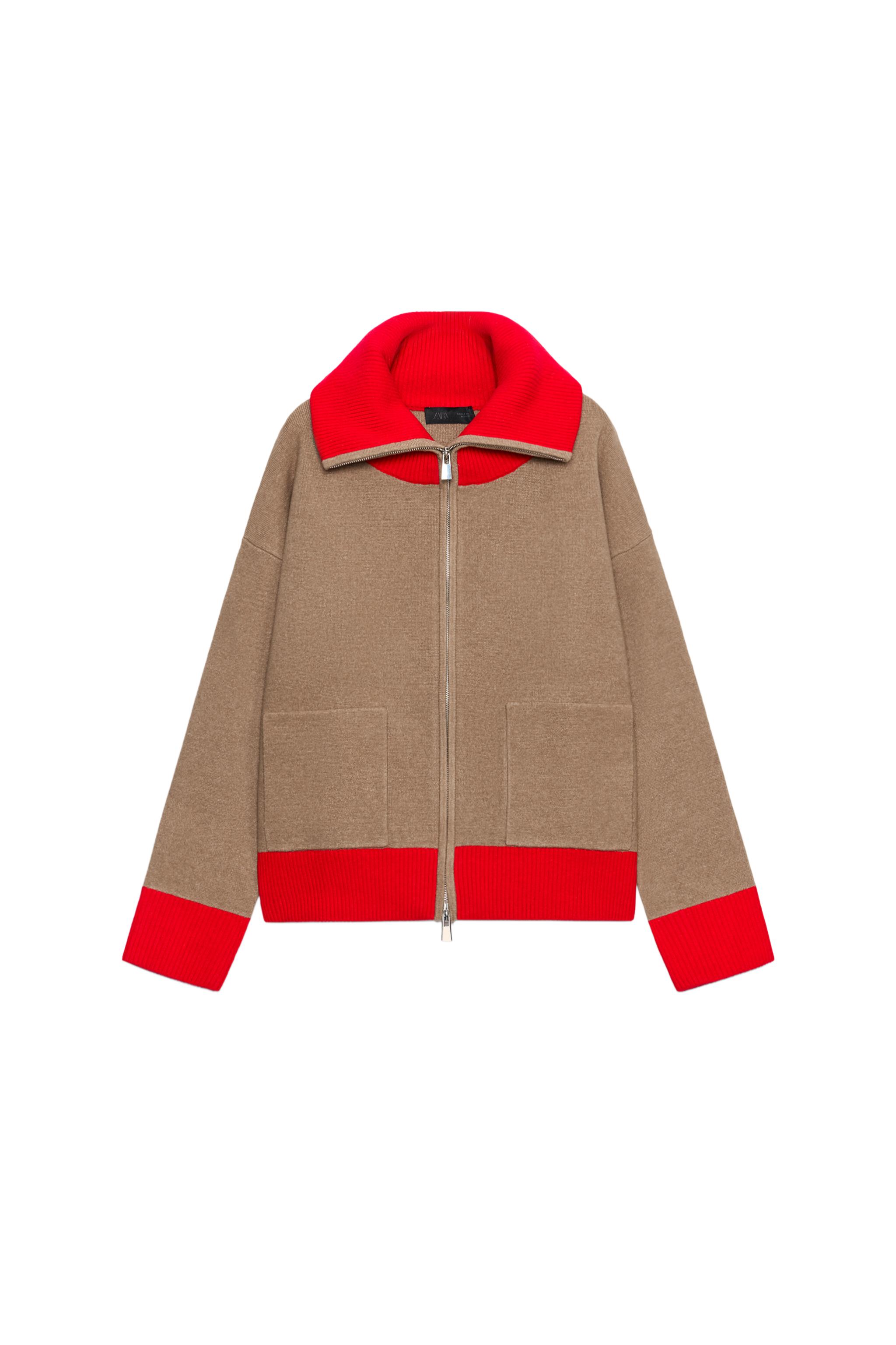 CHAQUETA PUNTO COMBINADO