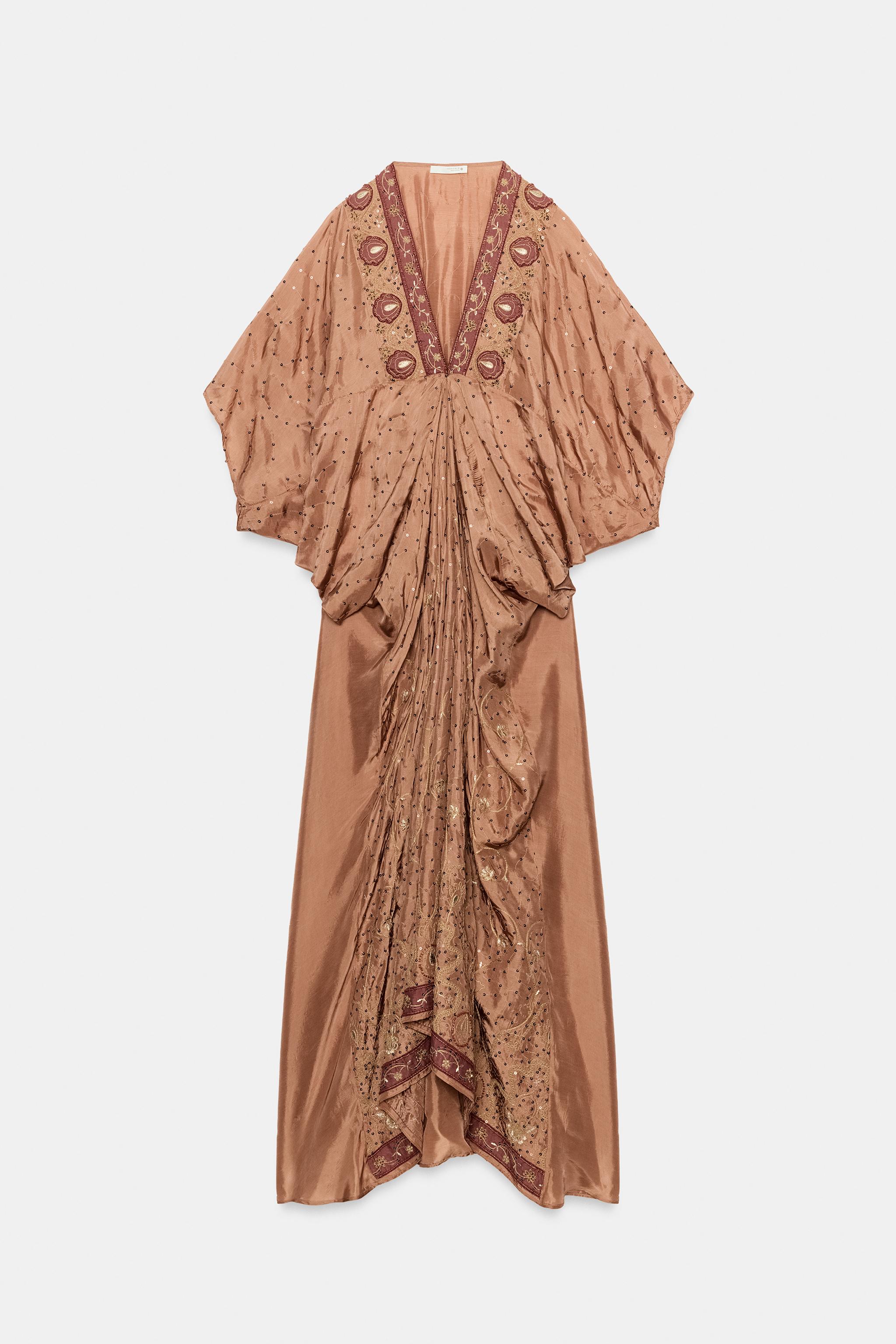 ZW COLLECTION LIMITED EDITION BEADED EMBROIDERED DRESS