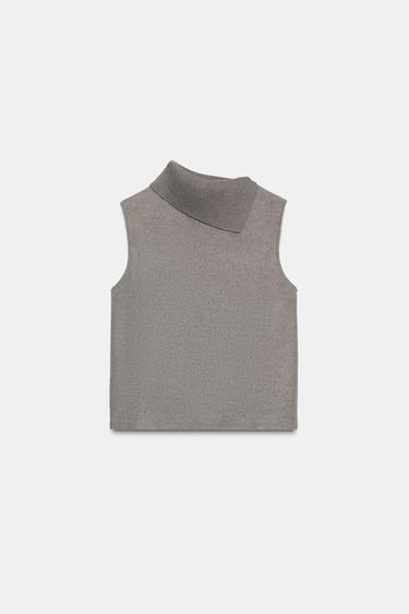 ΤΟΠ SOFT TRICOT - Γκρι του Zara