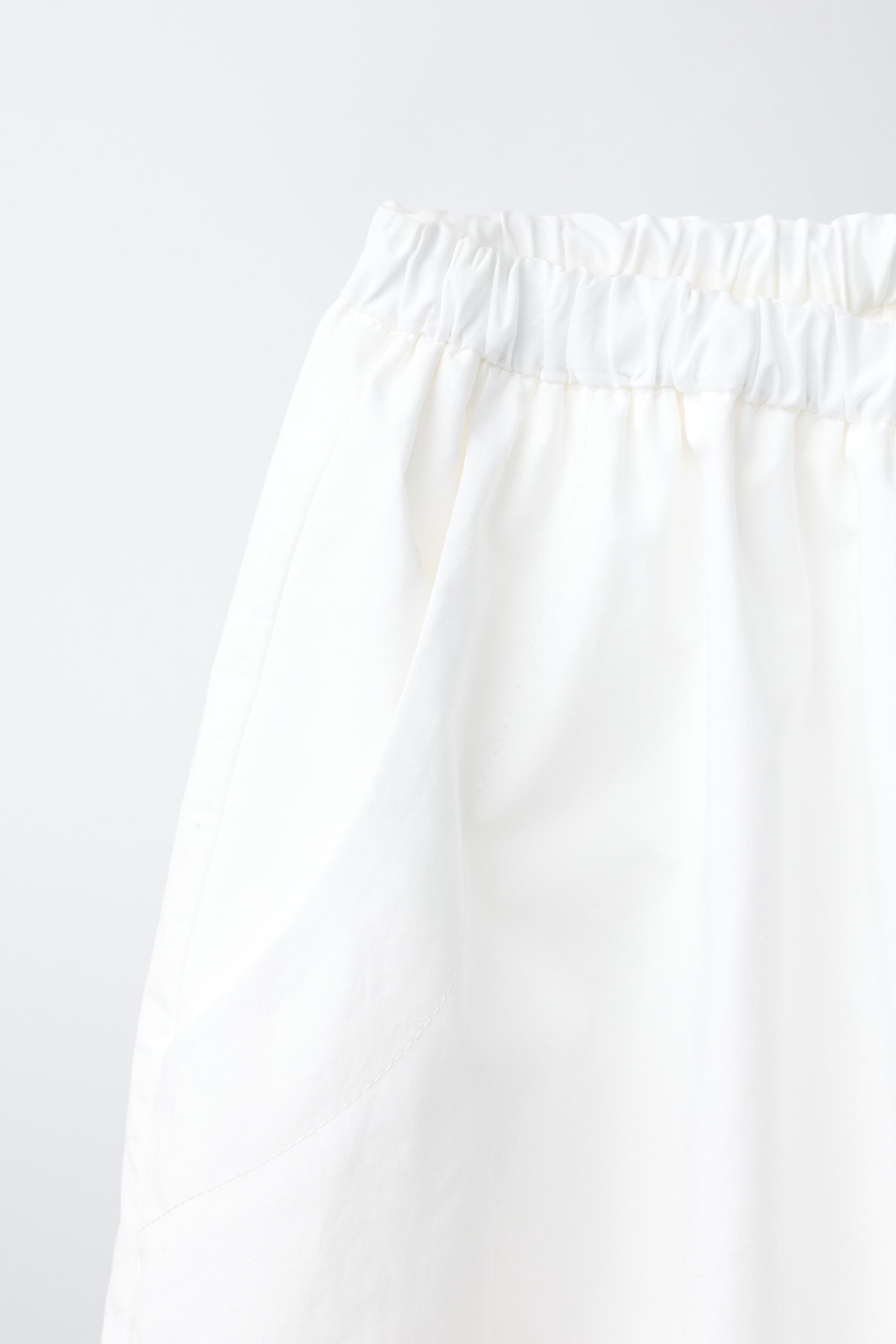 POPLIN BALLOON PANTS