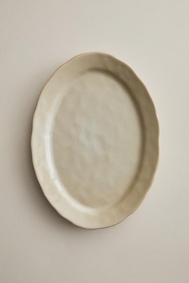 PLAT GRÈS BORD IRRÉGULIER - Crème de Zara - Image 4