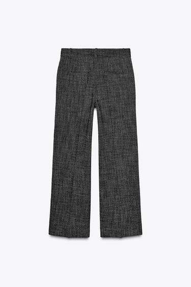 HOSE MIT STRUKTURMUSTER – ZW COLLECTION - Schwarz von Zara