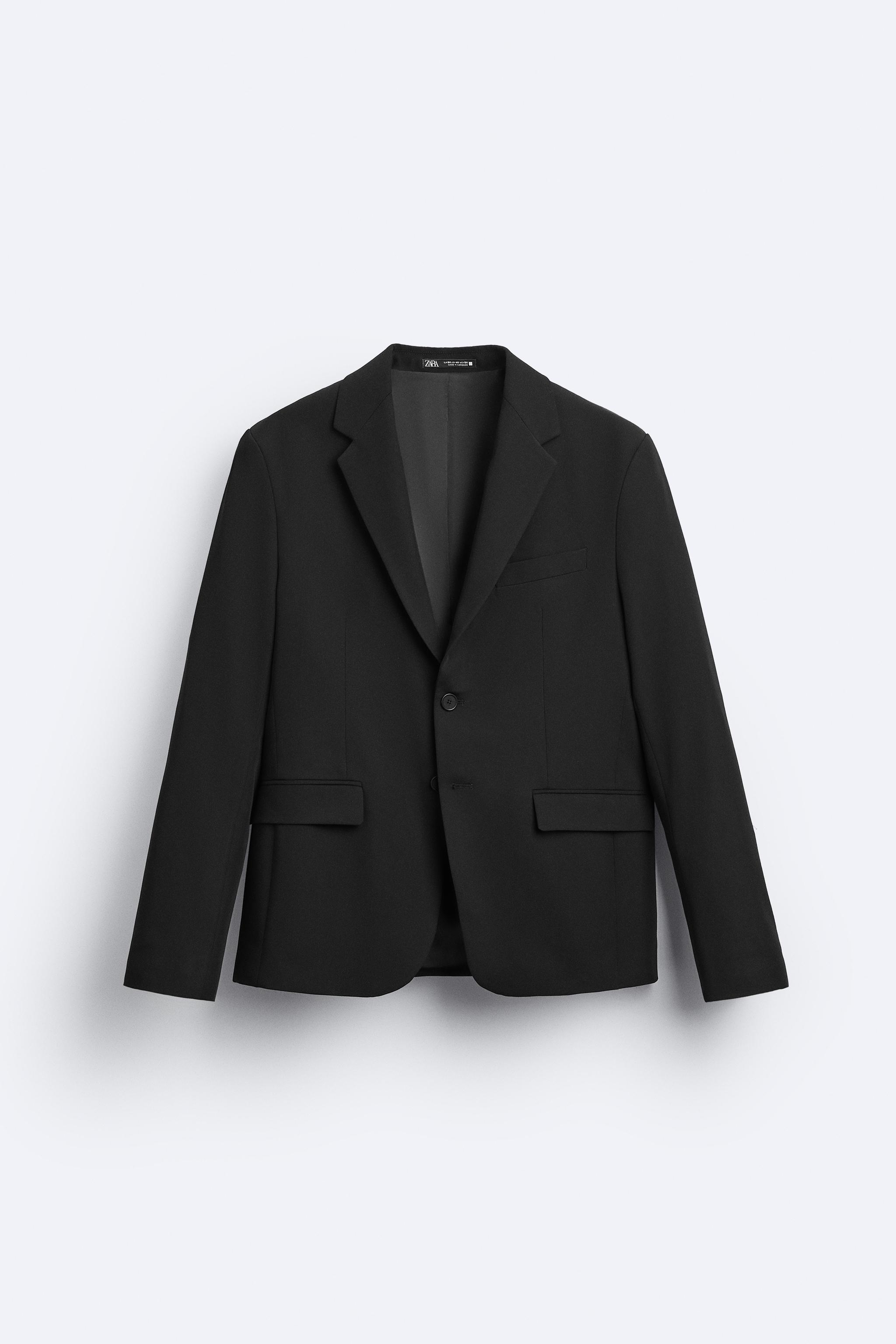 Blazer zara best sale noir bouton doré