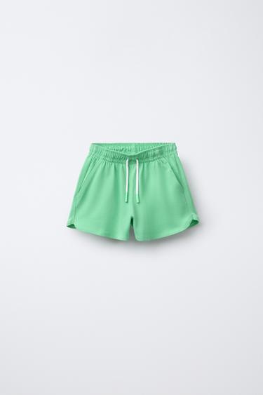 Zara PLAIN SHORTS - Green