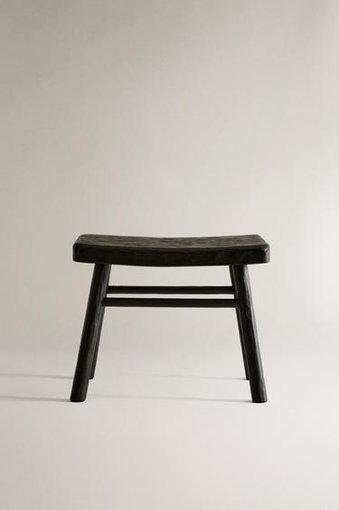 TABOURET MARTELÉ MINI - Marron foncé de Zara - Image 0