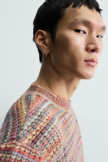 ФАКТУРНИЙ СВЕТР У СМУЖКУ - Багатокольоровий Zara