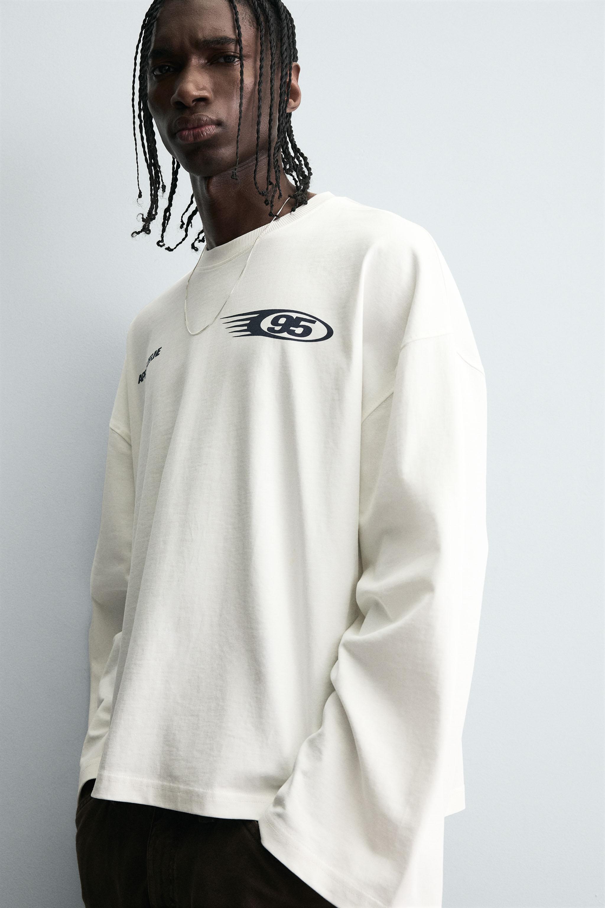 COMBINATION TEXT PRINT T-SHIRT