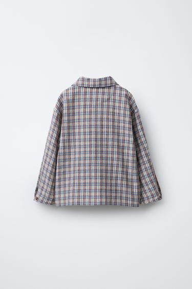 CHEMISE À IMPRIMÉ CARREAUX - Multicolore de Zara - Image 1