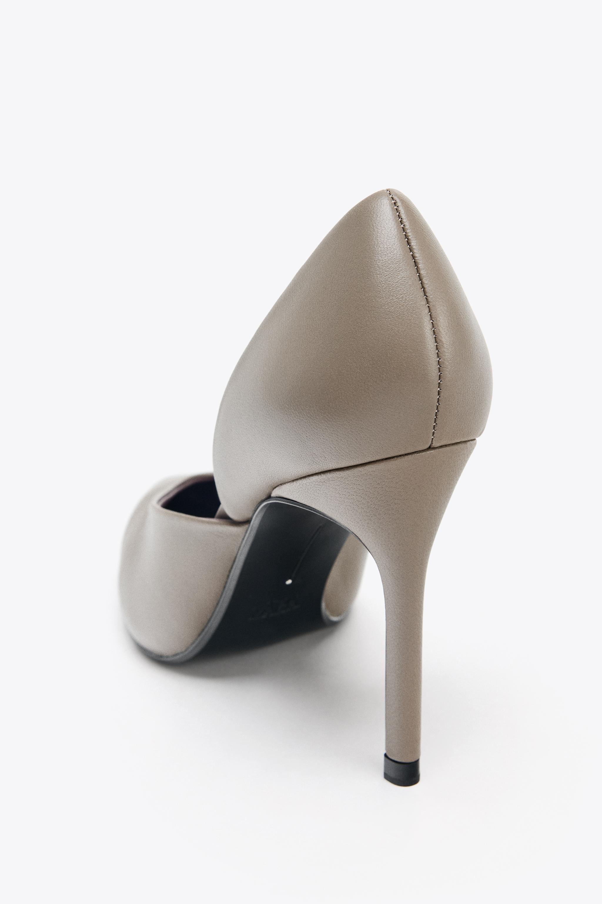 HIGH HEELED LEATHER SHOES