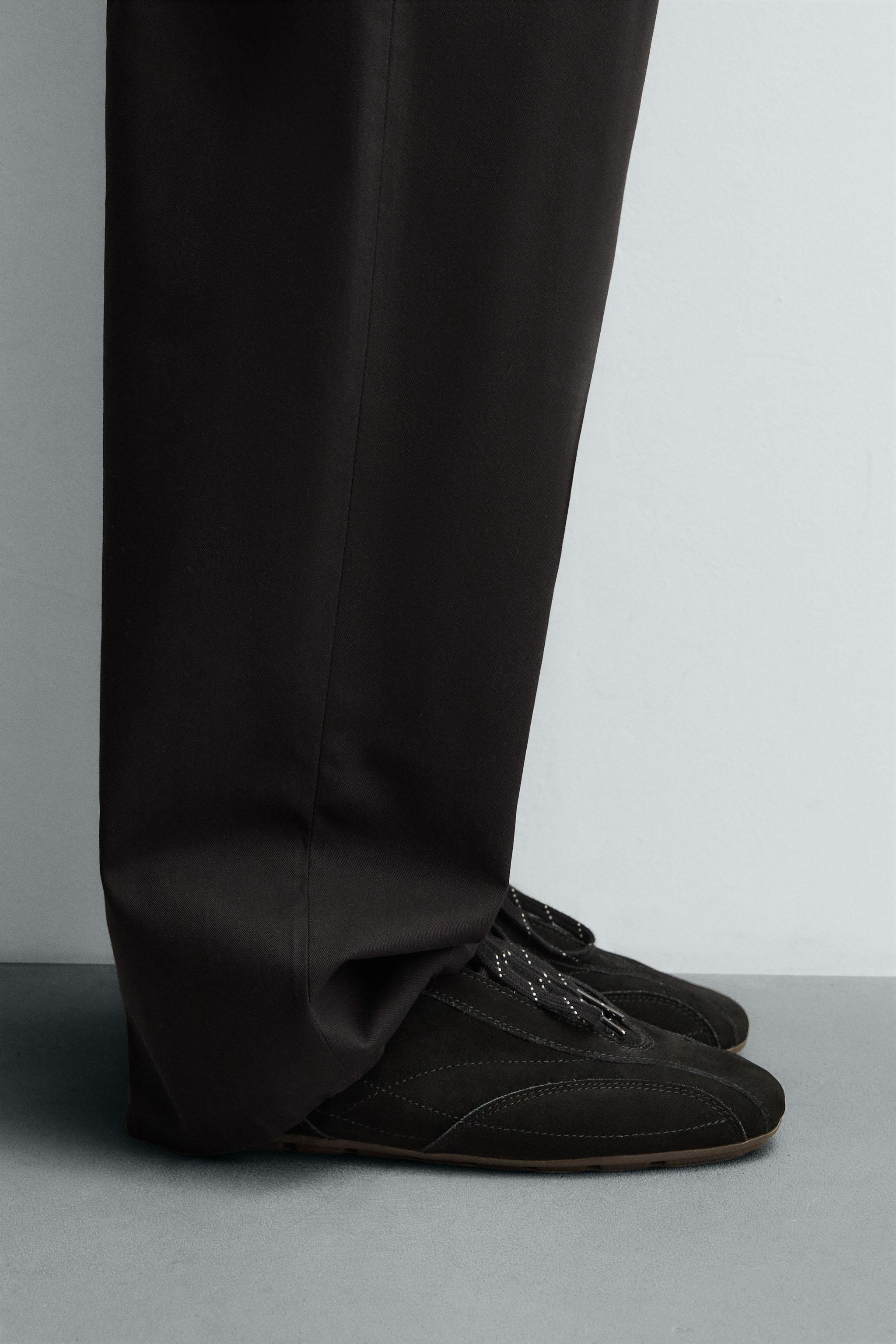 極薄ソールレザーシューズ - ブラック | ZARA Japan / 日本