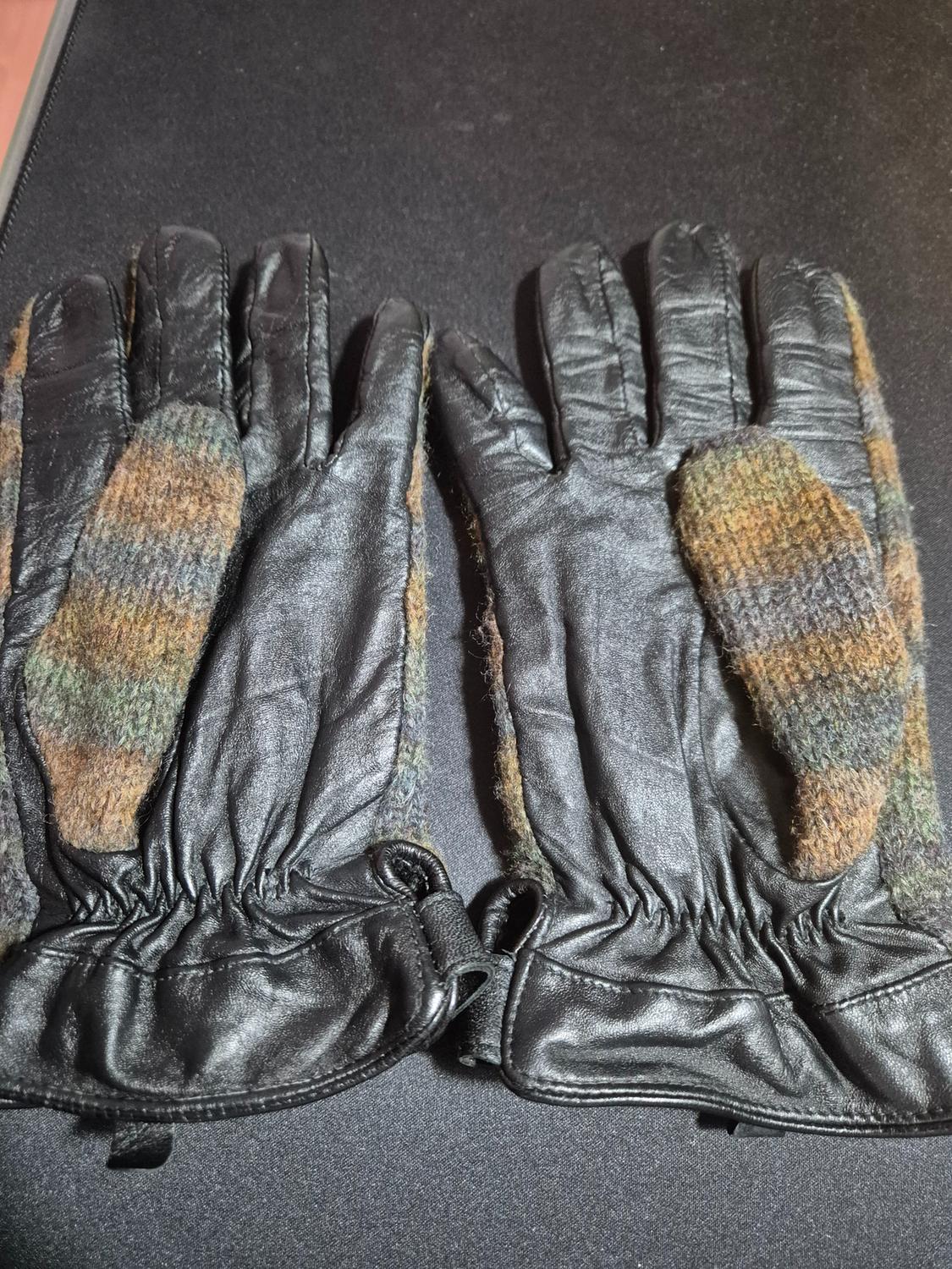 GUANTES PIEL Y TELA - Image 3