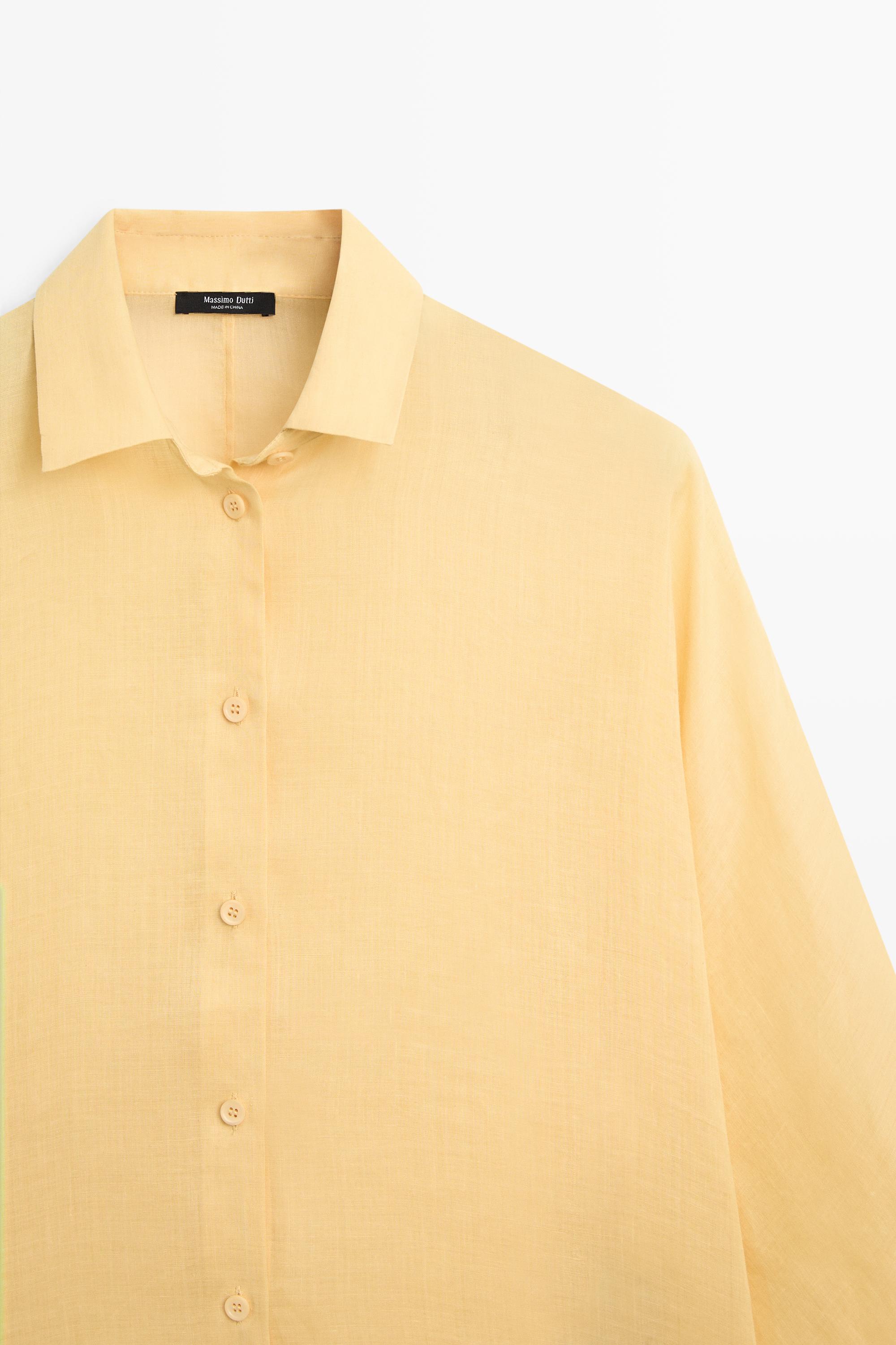 Chemise fluide 100 % ramie