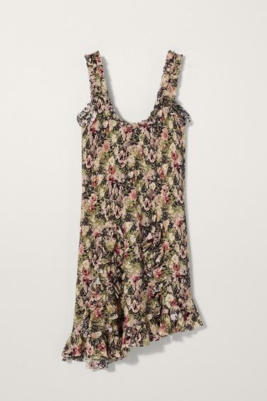 Zara SILK PRINT DRESS KATE MOSS X ZARA - Printed
