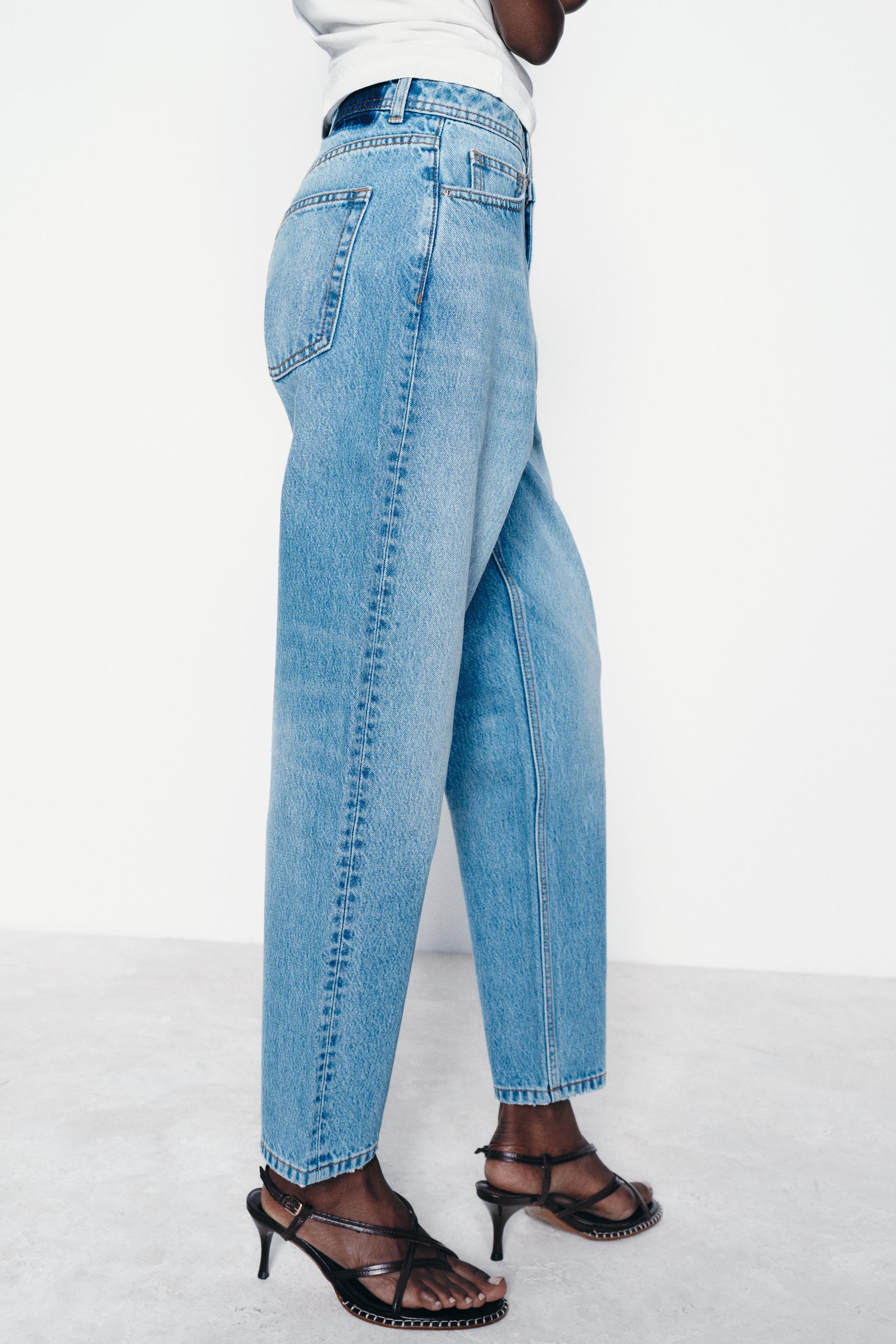 Classic mom fit zara hotsell