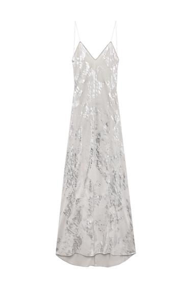 VESTIDO LENCERO METALIZADO