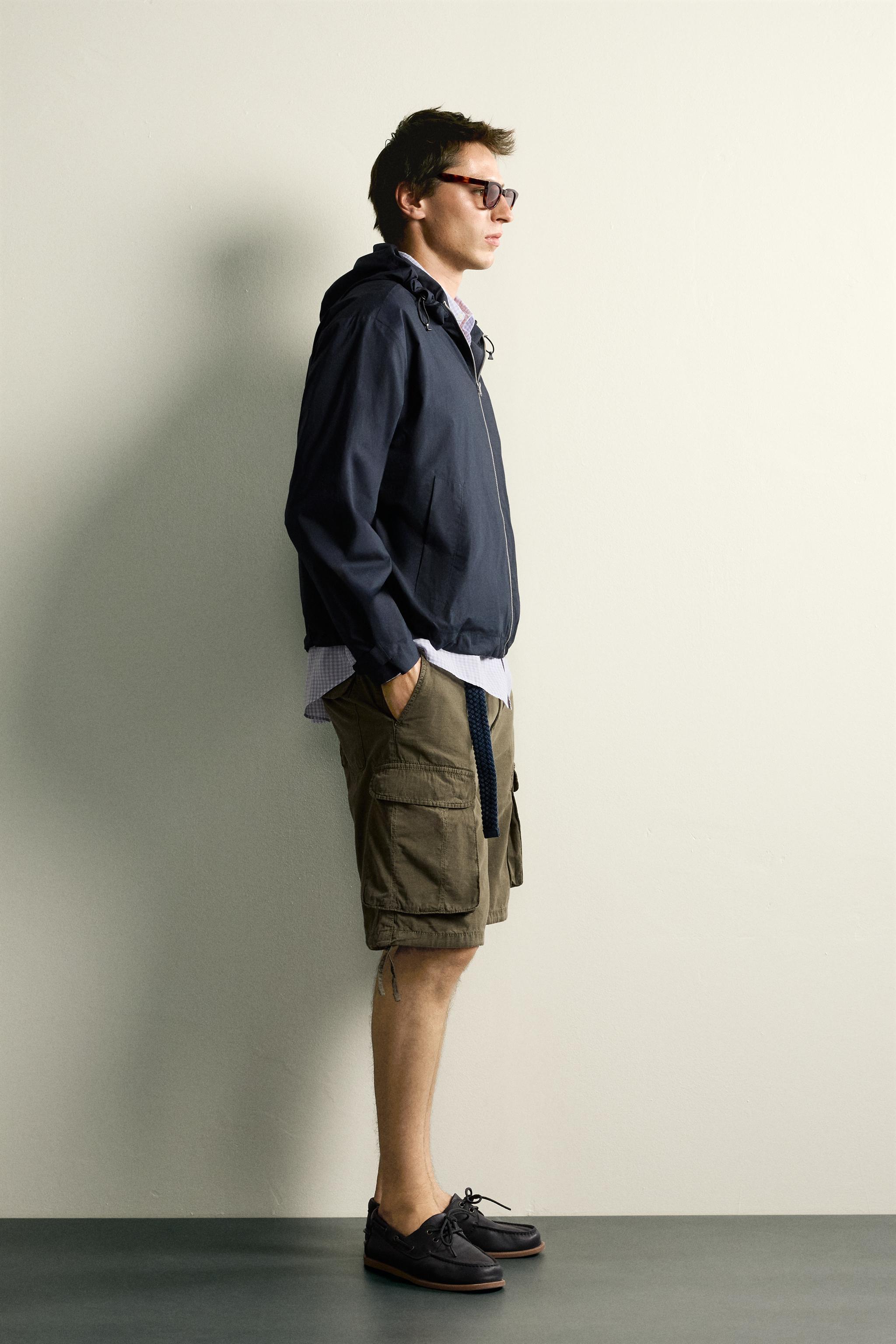 LIGHTWEIGHT REGULAR FIT POPLIN JACKET