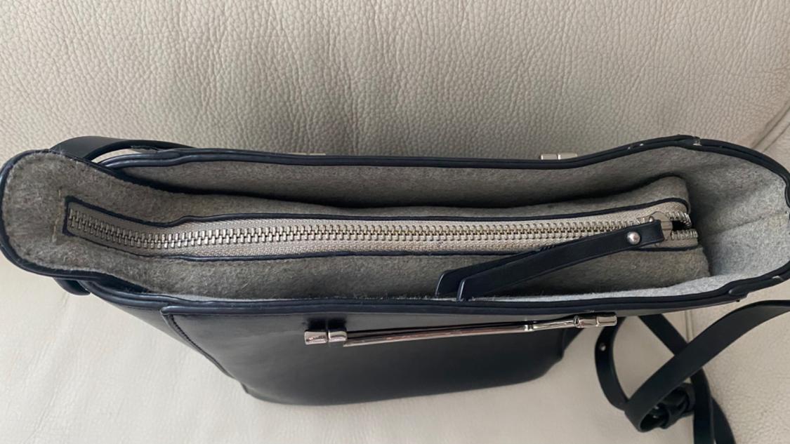MINI TOTE BAG WITH SQUARE METAL HANDLES - Image 2