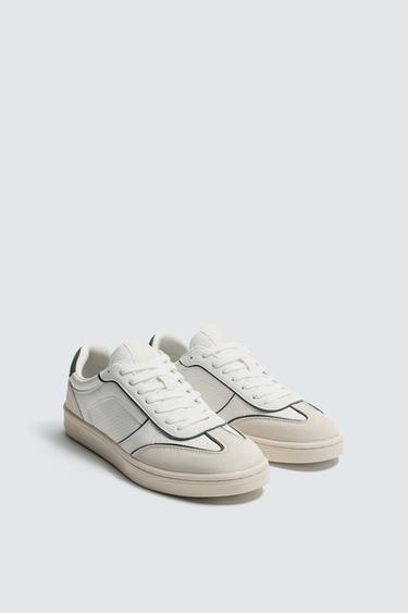 SNEAKER MIT KONTRASTSOHLE - Weiß von Zara