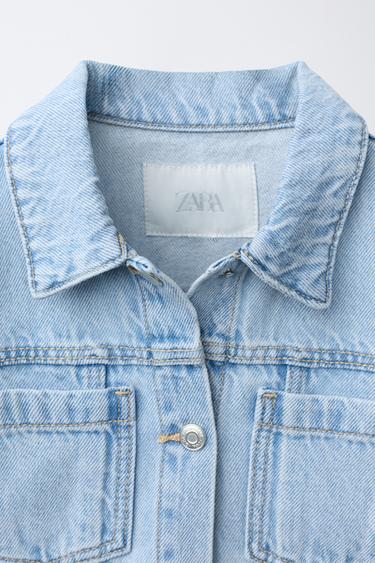 BASIC DENIM JACKET - Light blue by Zara - Image 2