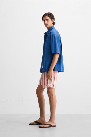 BOXY FIT SHIRT - Bluish by Zara - Image 3