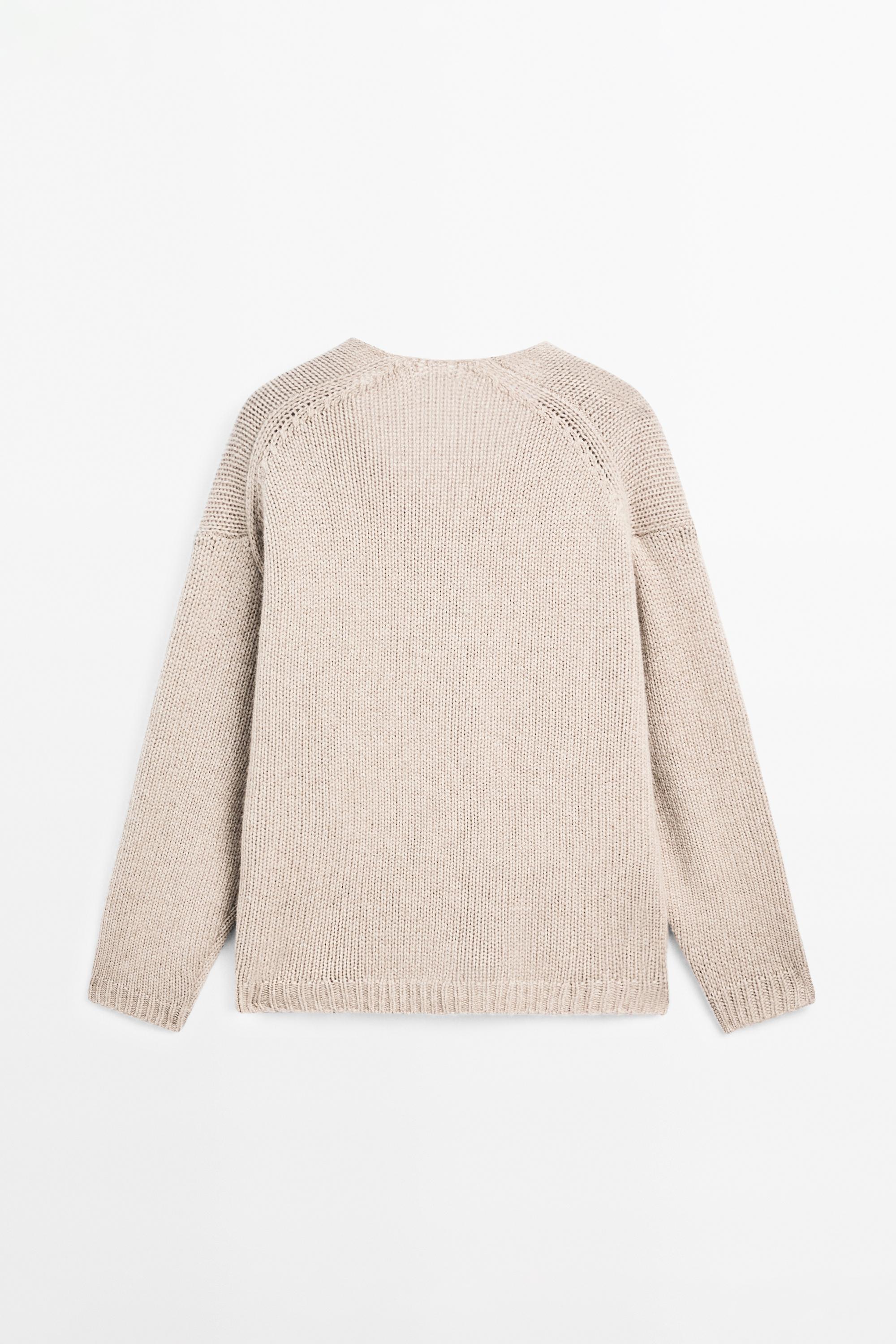 Pull à col en V 100 % cachemire