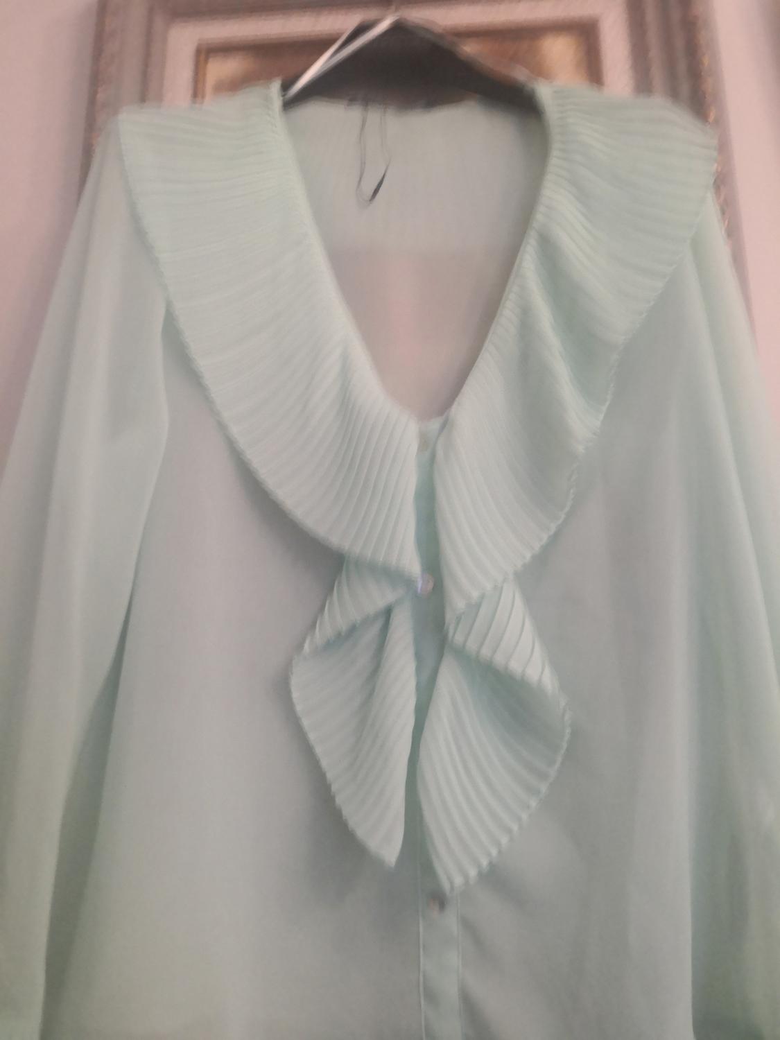 COMBINED RUFFLED BLOUSE - Image 3