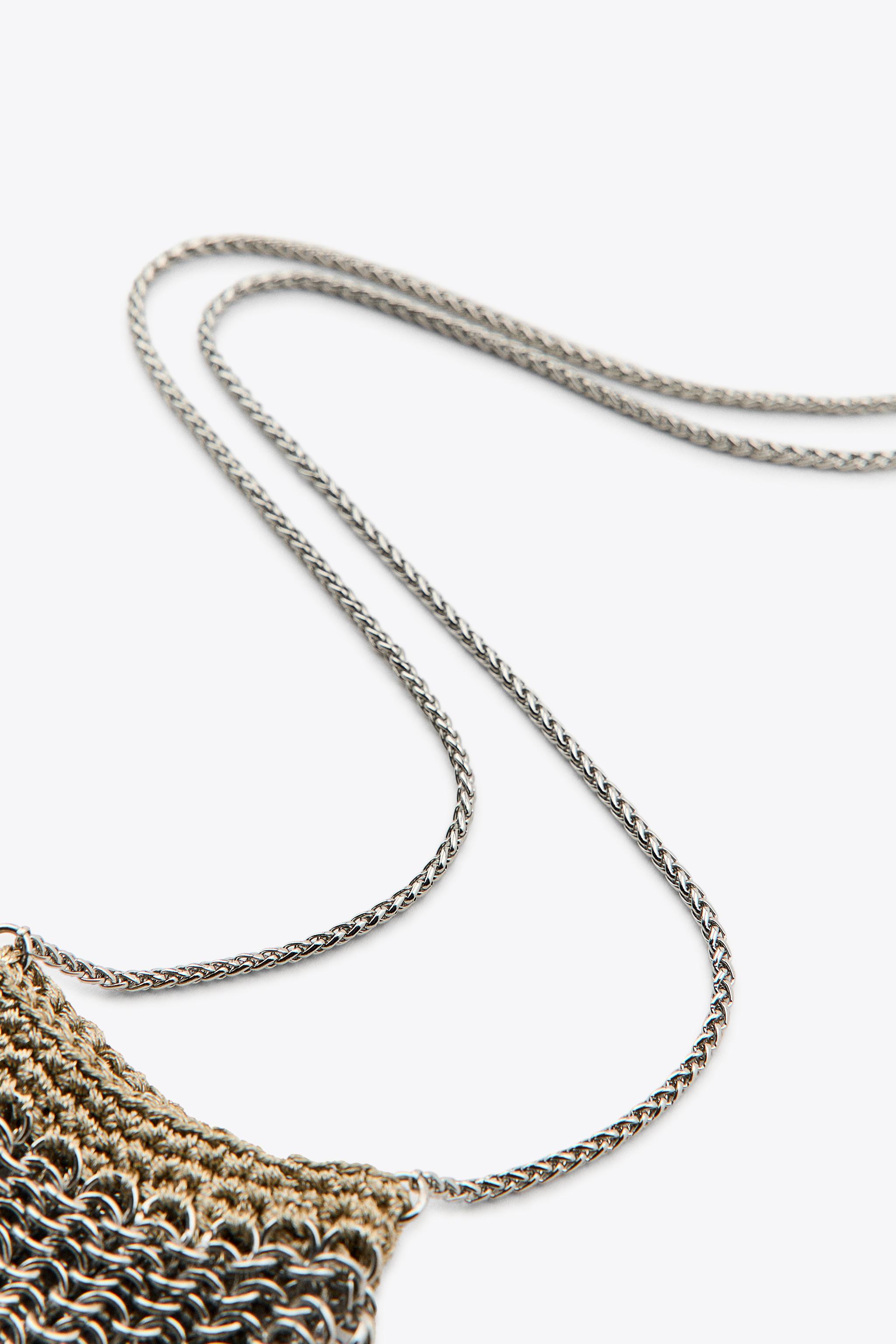 ZARA 新品タグ付き　完売品　ミニコンビバッグ COMBINED MINI BAG - Gold / Silver | ZARA United States