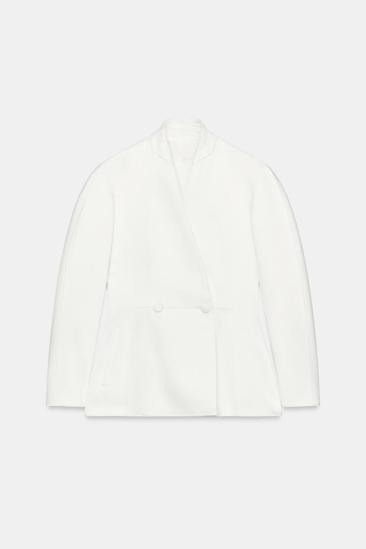 Blazer cruzado de satén 3