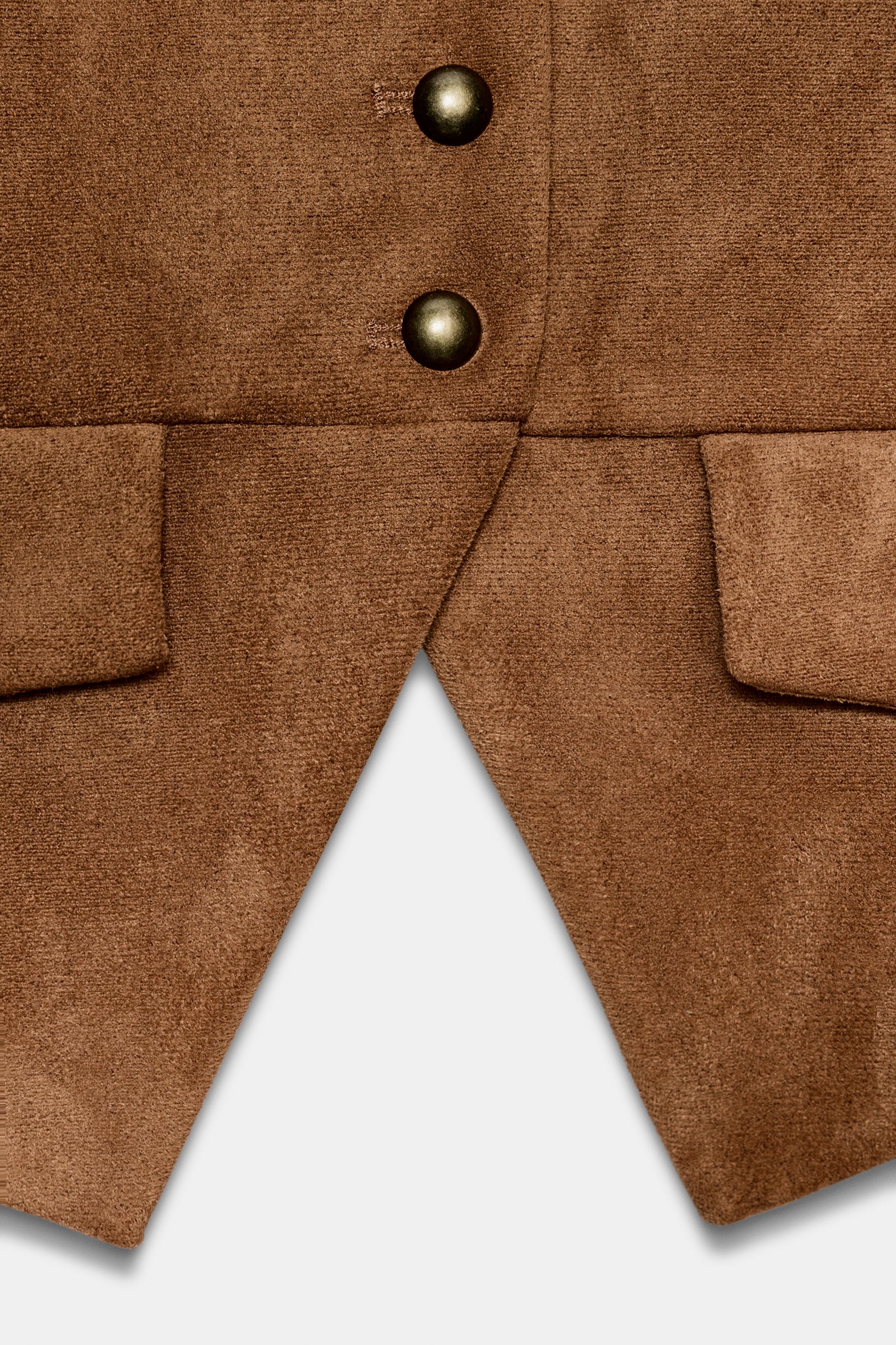 BLOUSON COURT À BOUTONS
