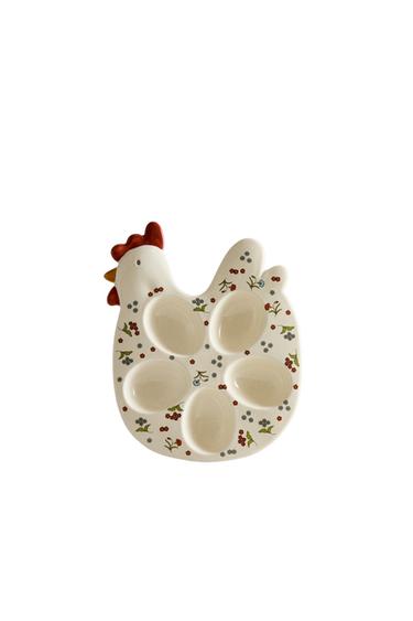 KIDS’ FLORAL HEN EGG CUP - Multicoloured by Zara
