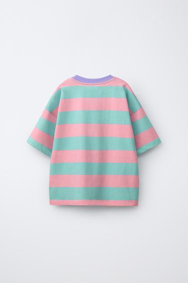 T-SHIRT À RAYURES - rayures de Zara - Image 1