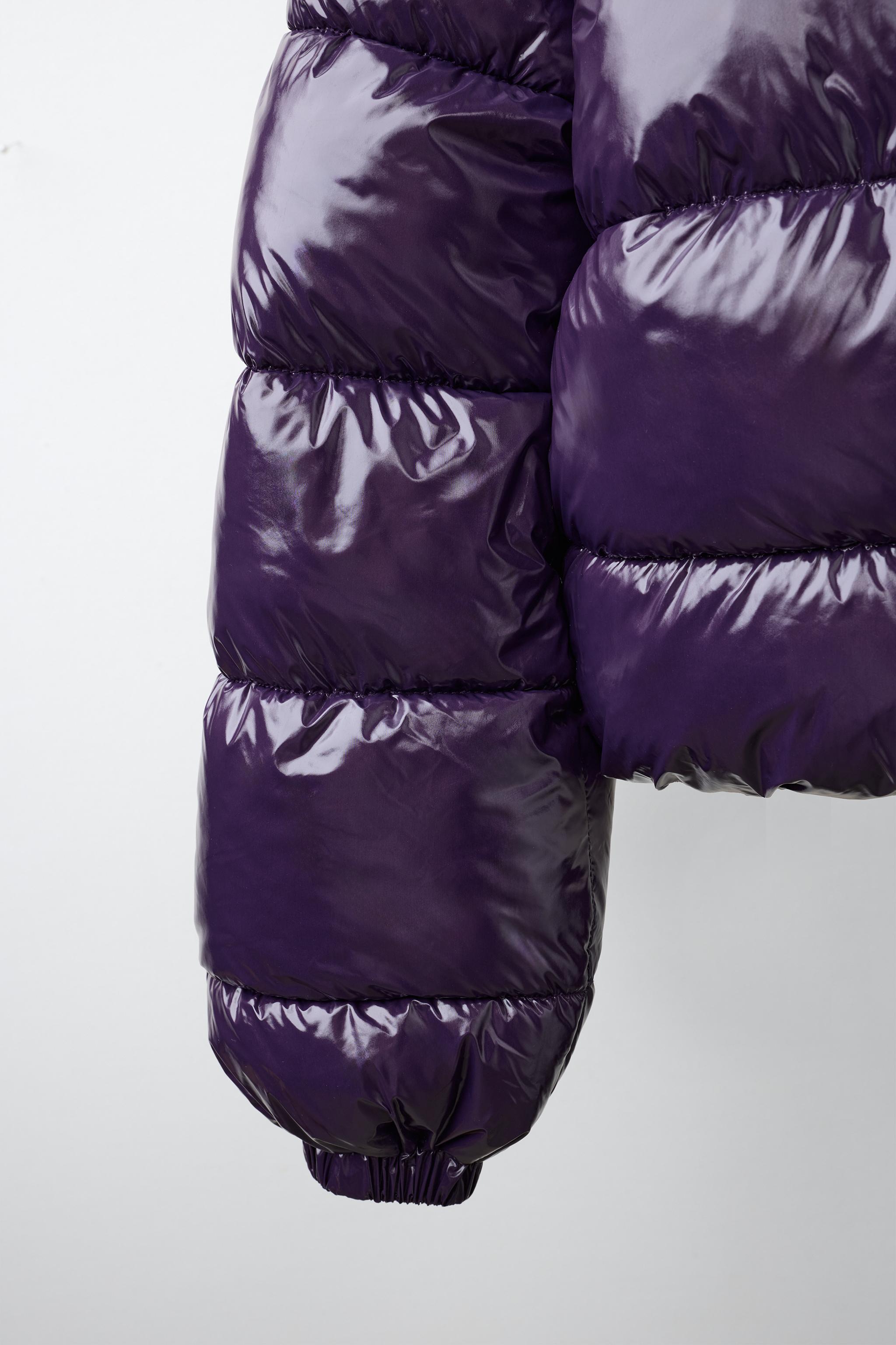 BLOUSON REMBOURRÉ CAPUCHE BRILLANT