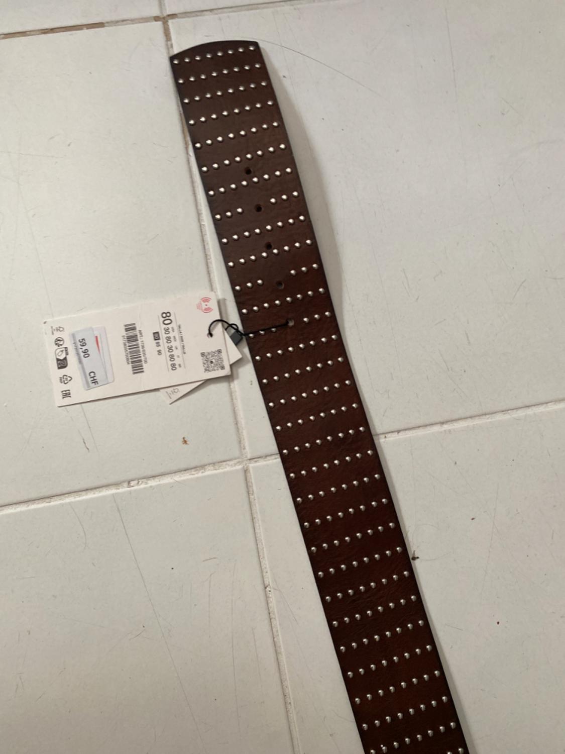 LEATHER BELT WITH MULTI STUDS - Image 3