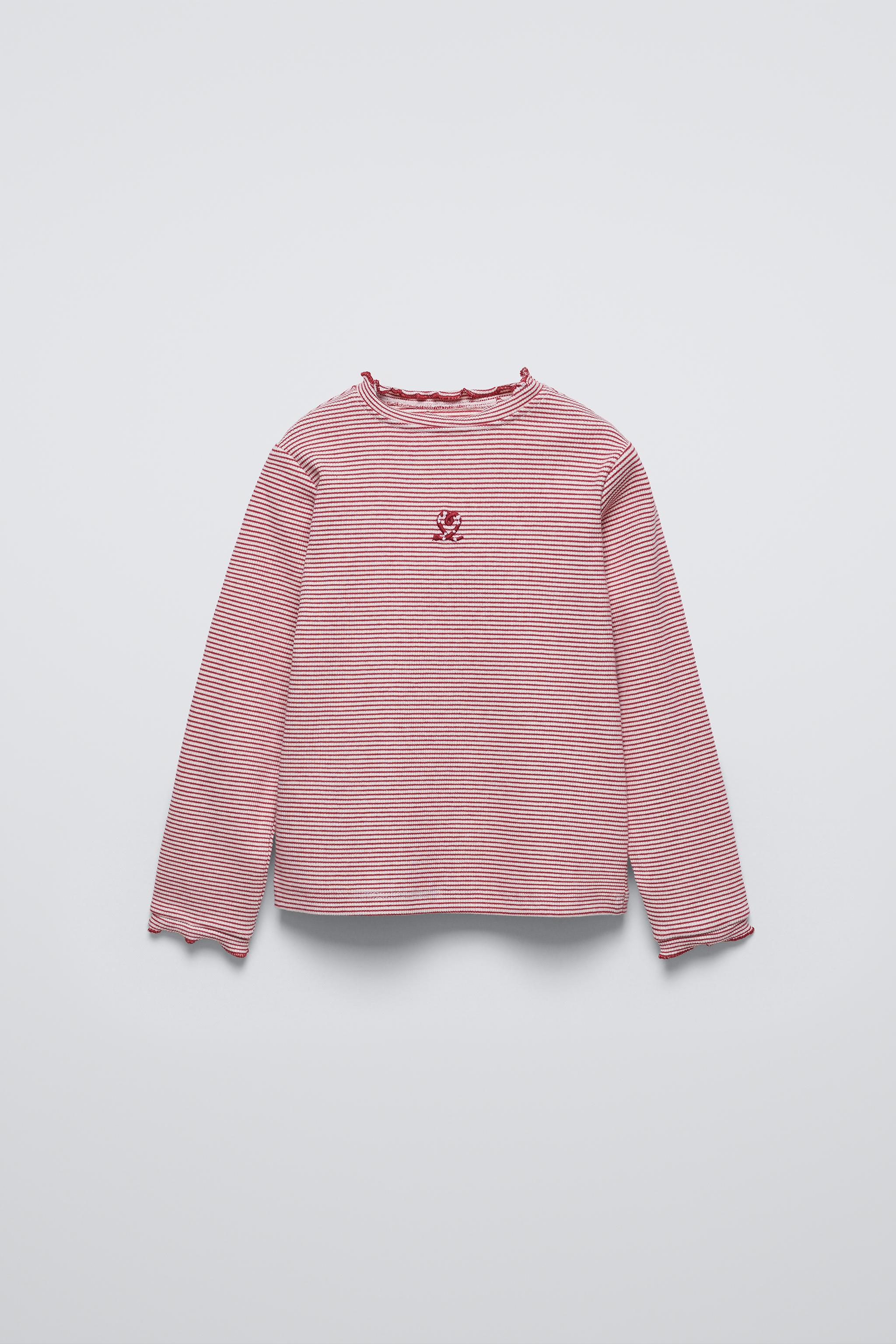 ハイネックTシャツ - ストライプ | ZARA Japan / 日本