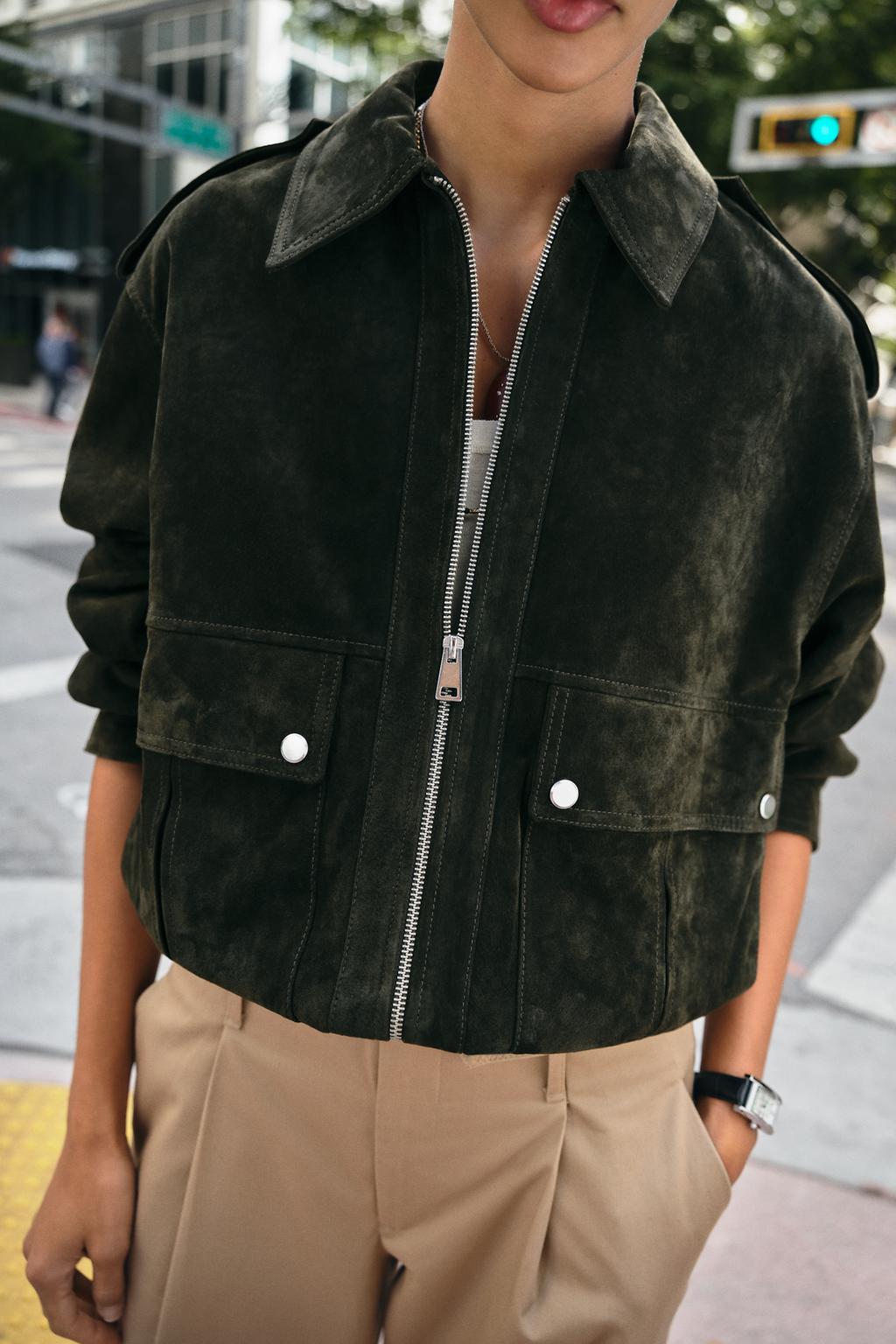100% SUEDE LEATHER JACKET