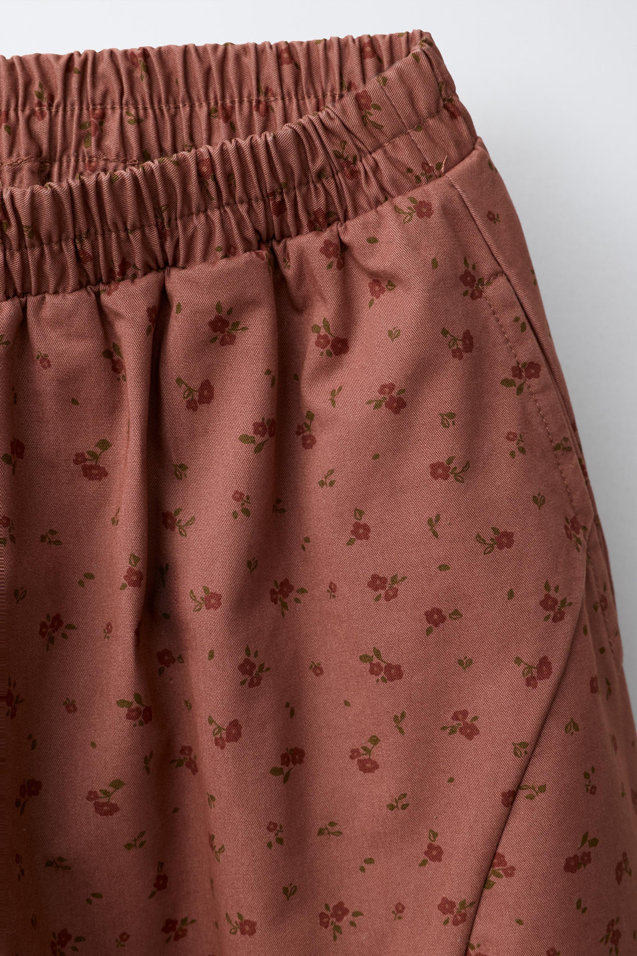 Детские брюки Zara FLORAL BALLOON TROUSERS — фото 4