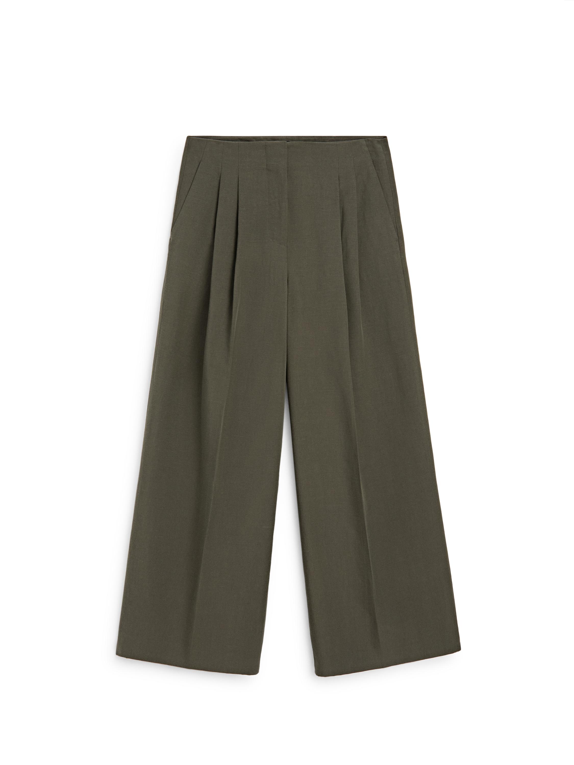 Pantalon wide leg à pinces