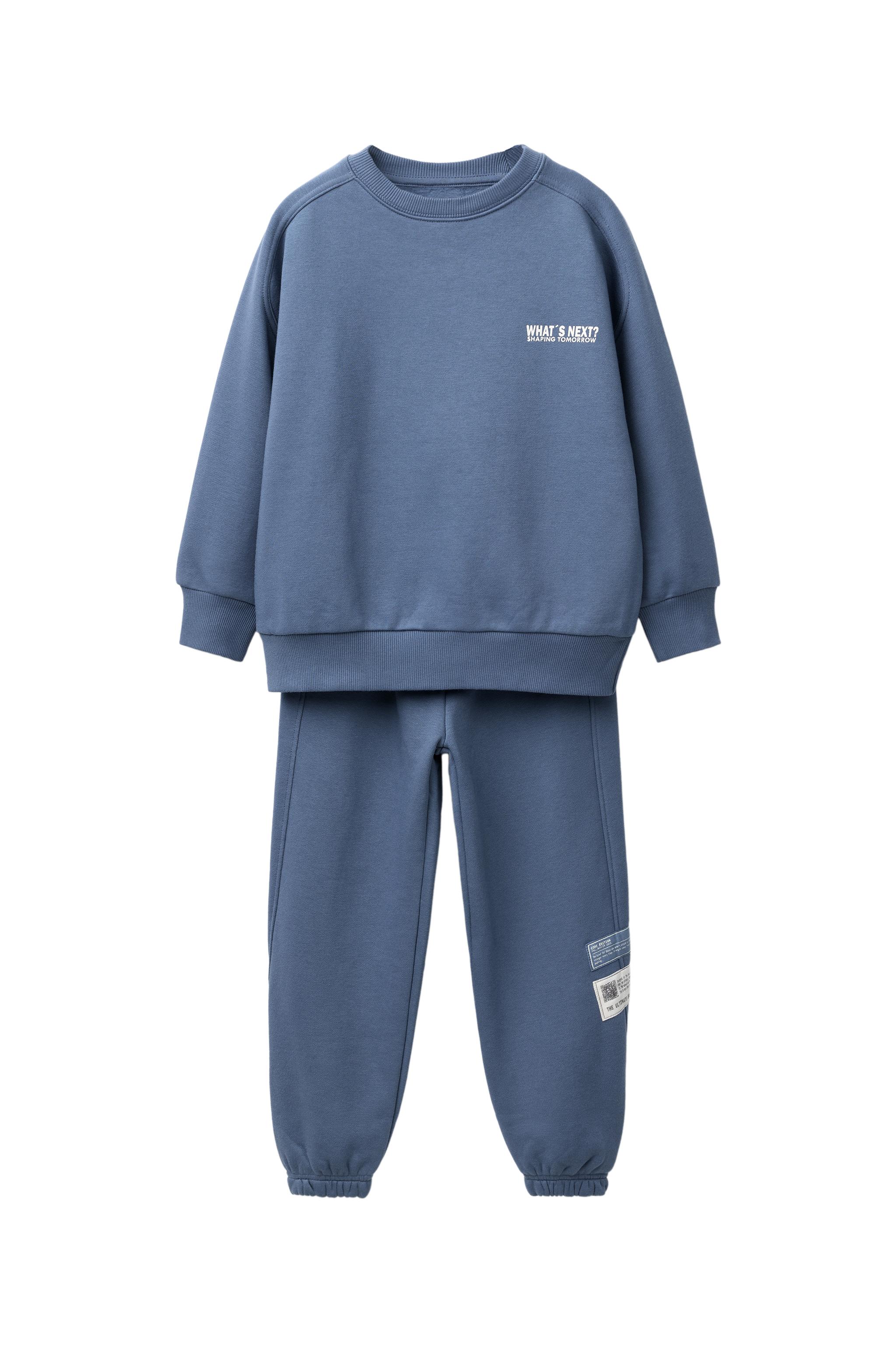 トップス PROFESSIONAL CREW SWEAT SET UP LABEL SWEATSHIRT AND JOGGERS SET - Blue | ZARA South Africa