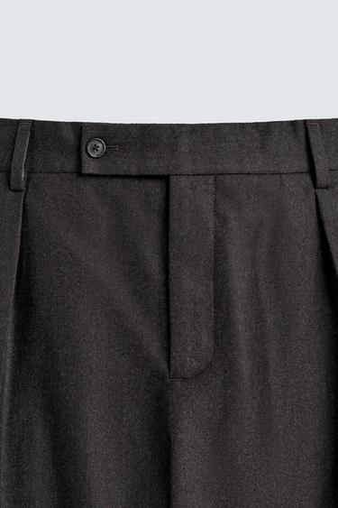 AARON LEVINE X ZARA WOOL SUIT TROUSERS - Brown by Zara - Image 7
