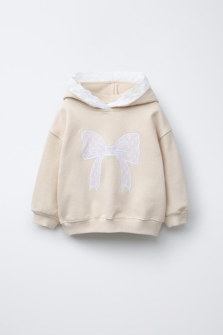 Hoodie Pullover Zara Donna Felpa Polo Felpa Giallo Fluo Zara