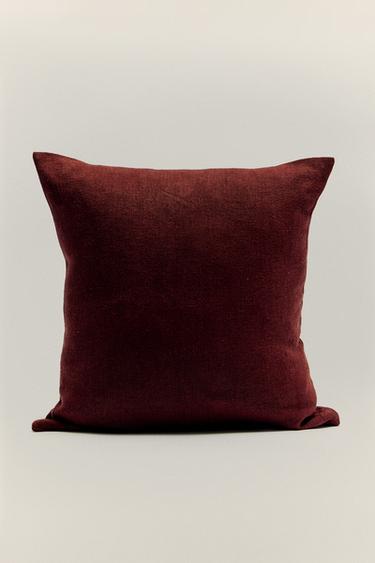 HEMP CUSHION COVER - Brick by Zara