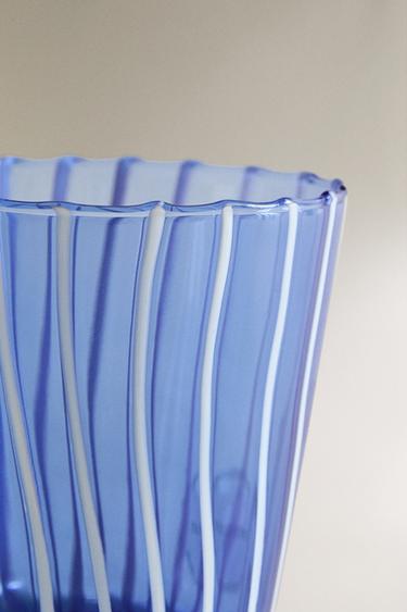 VERRE BOROSILICATE RAYURES - Bleu de Zara - Image 4