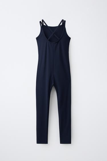 COMBINAISON LONGUE SPORT - Bleu encre de Zara - Image 1