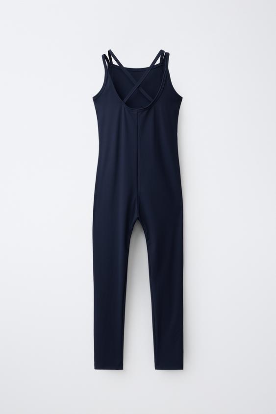 COMBINAISON LONGUE SPORT - Bleu encre de Zara - Image 1